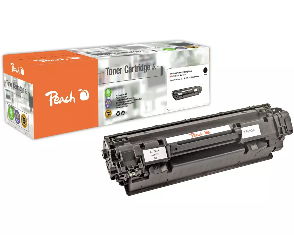 Peach Toner HP Nr. 83A (CF283A) Black
