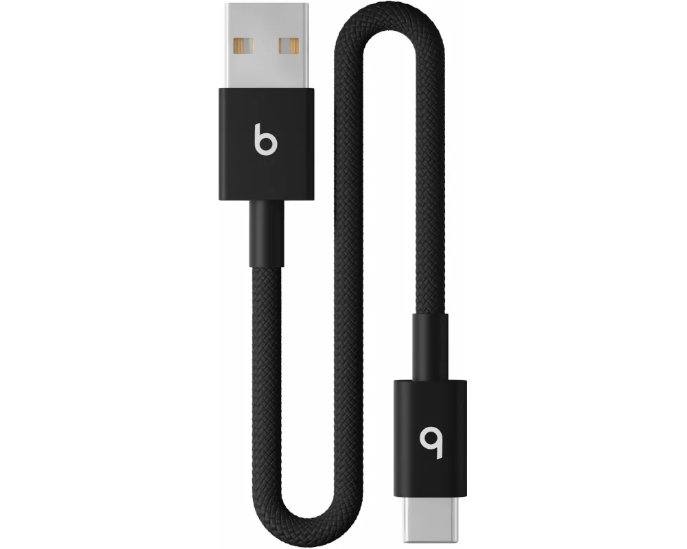 Apple Beats USB-A to USB-C Woven Short Cable 20cm - Bolt Black