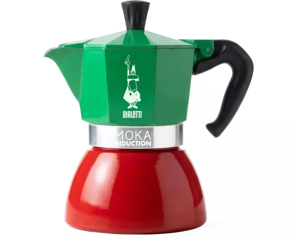 Bialetti Espressokocher New Moka, Italia, 4 Tassen