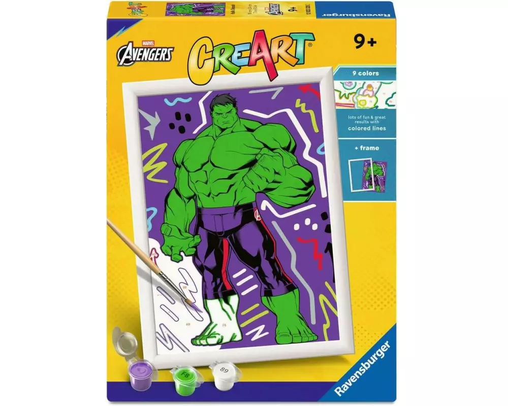 Ravensburger Malen nach Zahlen CreArt– Hulk Smash