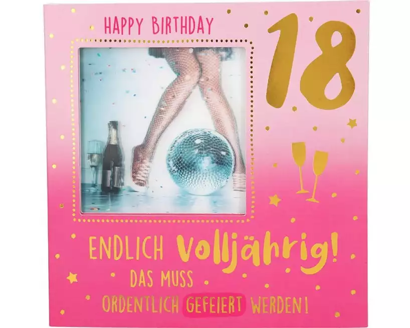 Depesche Musikkarte mit Licht 18 Endlich volljährig