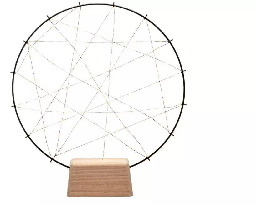 Konstsmide Tischdeko Metallsilhouette Ring, Ø 36 cm