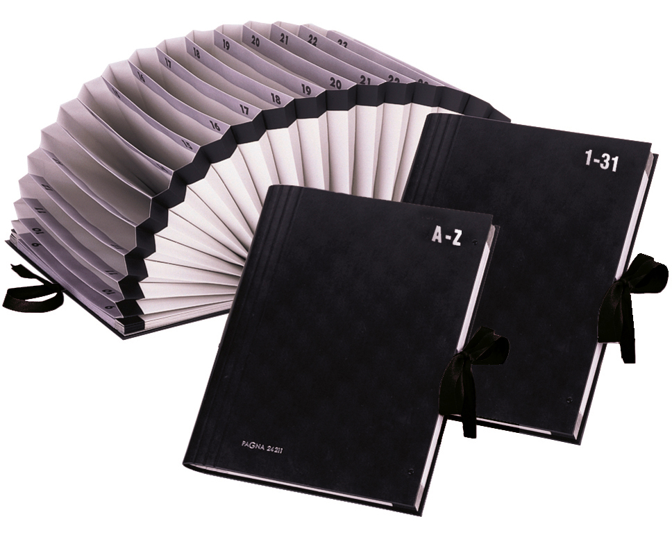 PAGNA Vorordner A4 24211-04 schwarz A-Z
