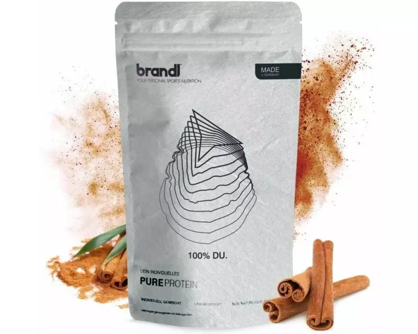 Brandl-Nutrition Pulver Pure Protein Vegan Zimt 1000 g