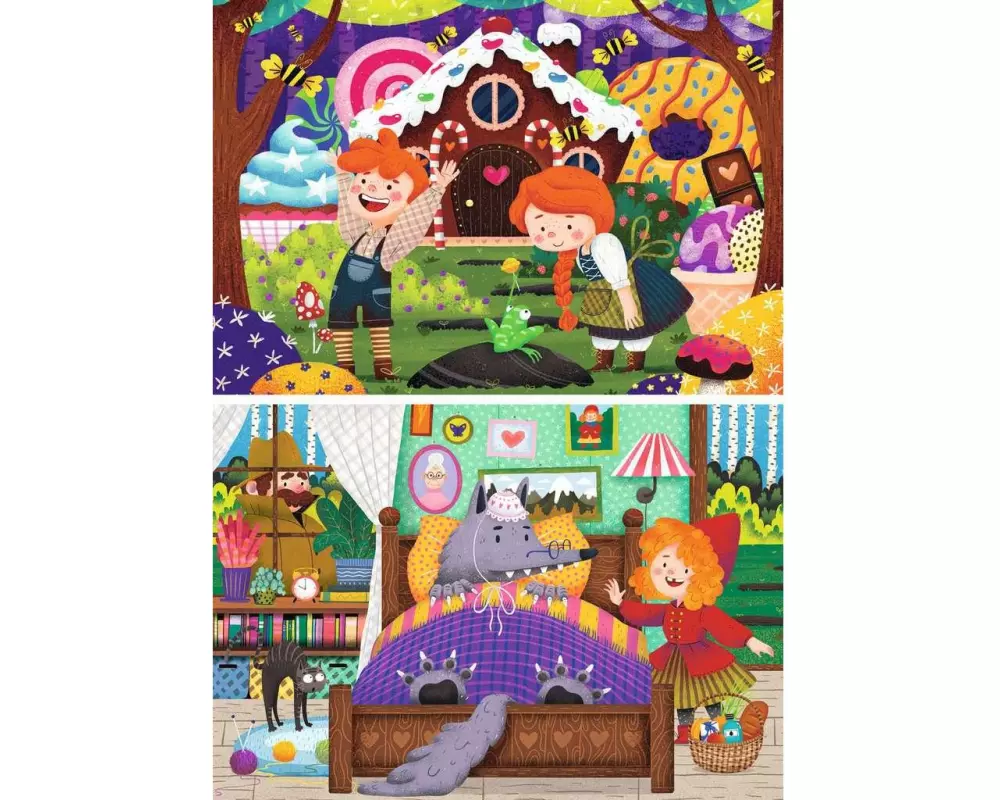 Ravensburger Puzzle Märchenhafte Geschichten 2 x 12 Teile
