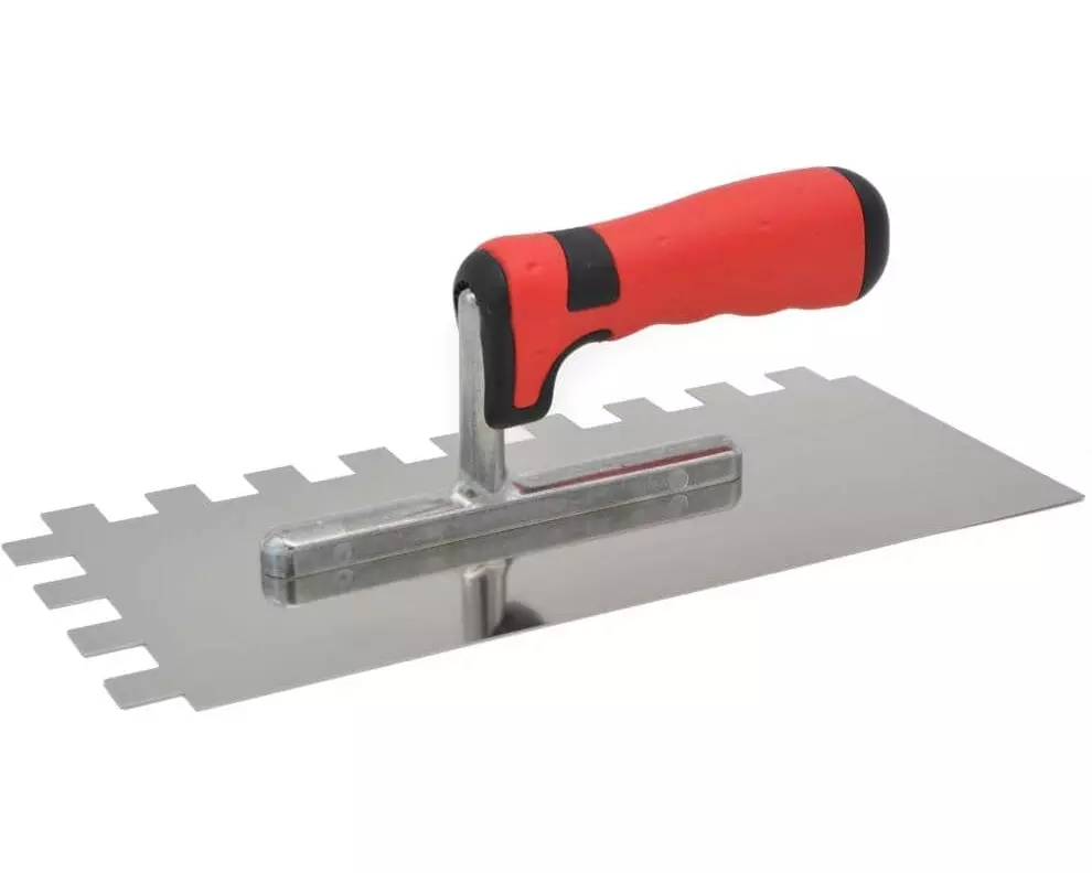 Laser & Tools Glättekelle 15 x 15 gezahnt 280 x 130 mm