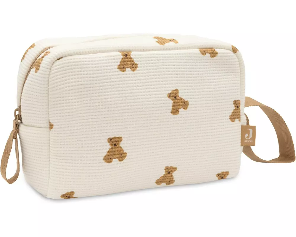 Jollein Wickeltasche Little Waffle – Mini Teddy Bear