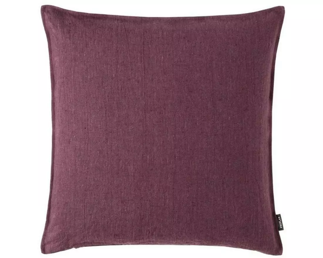 PROFLAX Kissenbezug Leinen 50 x 50 cm, Plum