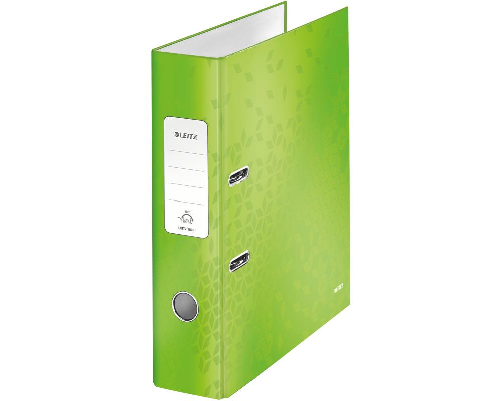 LEITZ Ordner WOW 180° 8cm 1005-00-54 grün A4