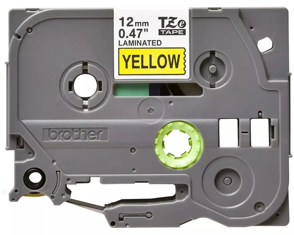 Brother Beschriftungsband TZe-631 Schwarz auf Gelb