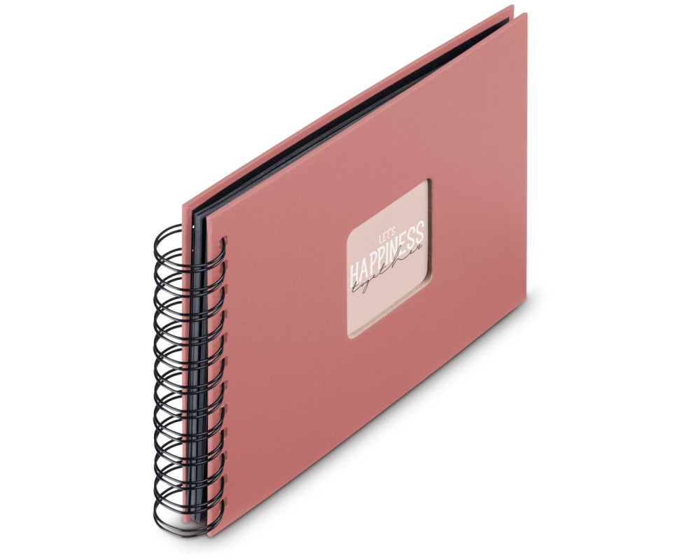 HAMA Spiralalbum Fine Art 24x17cm 9857 terra 25 Blatt