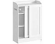 VASAGLE Kommode französichen Stil 60 x 80 cm, Weiss