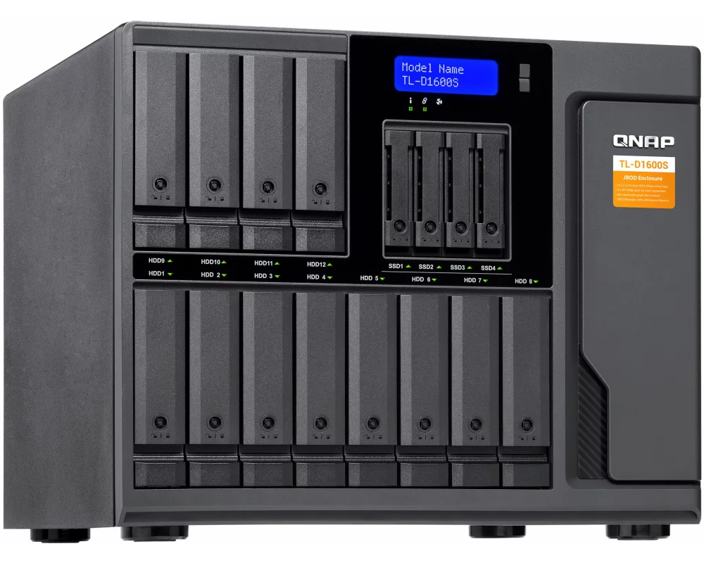 QNAP TL-D1600S 16-bay desktop SATA JBOD expansion unit