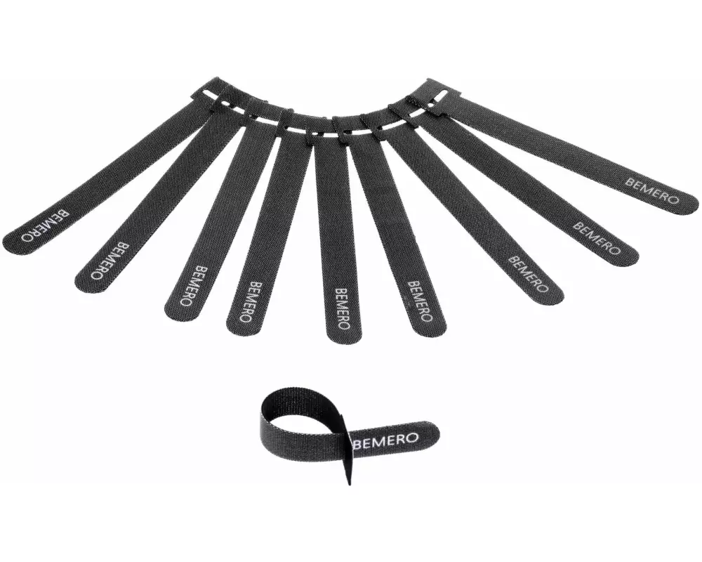 Bemero Kabelklett 16015BK-MP 10 Stück