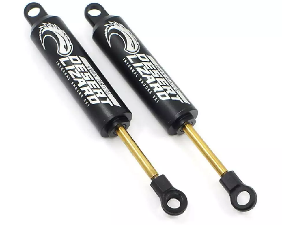 Yeah Racing Stossdämpfer Desert Lizard Two Stage Schwarz, 90 mm