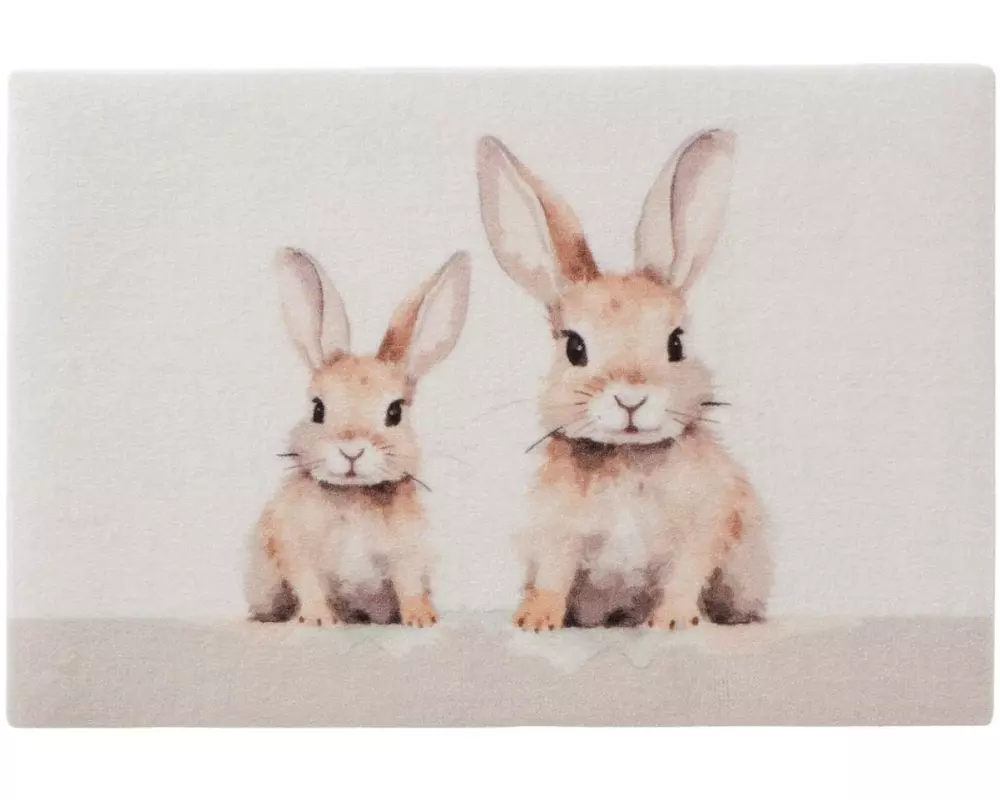 Boltze Fussmatte Hase Hansi PVC / Kokos, 60 x 40 cm