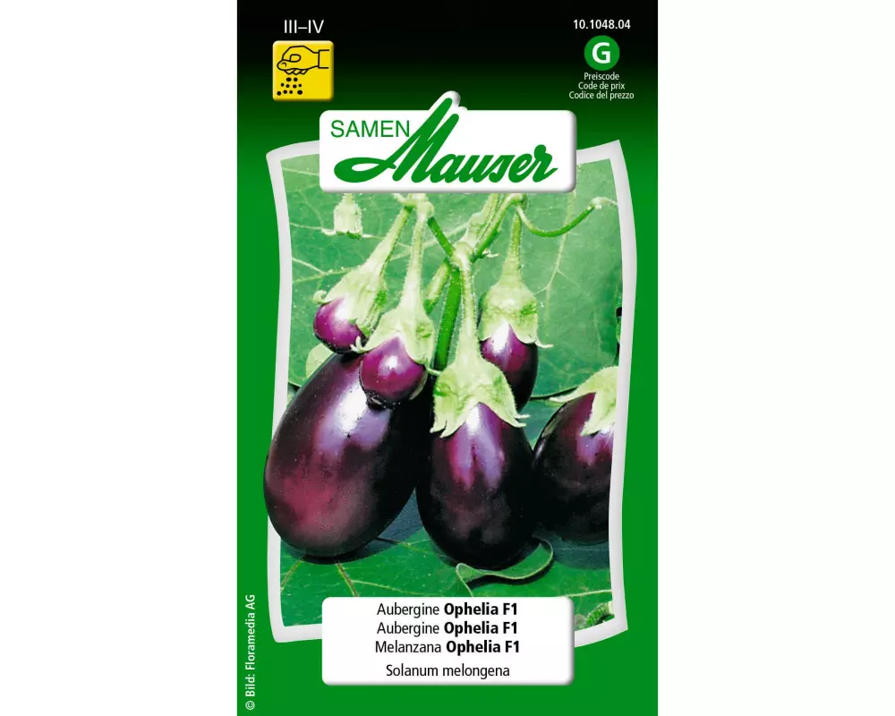 Samen Mauser Samen Aubergine Ophelia F1