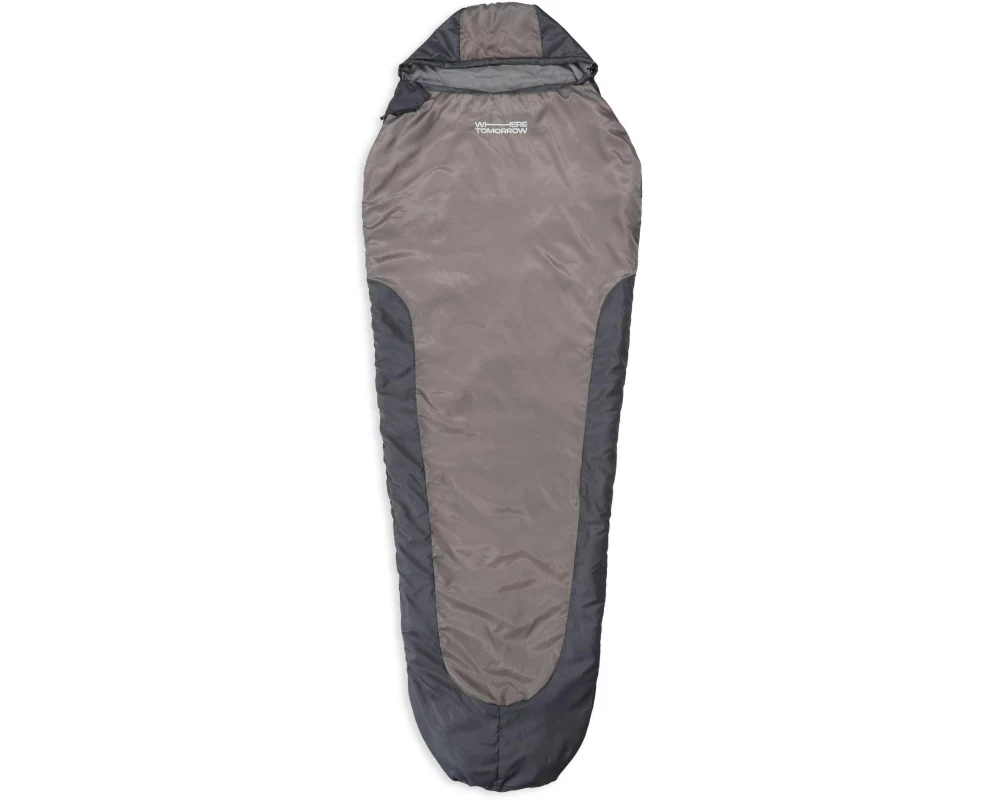 Where tomorrow Schlafsack ultraleicht Polyester, Grau