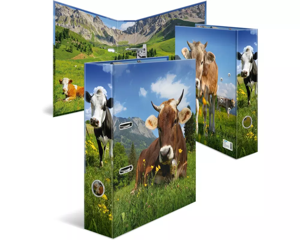 HERMA Motiv-Ordner A4 Almkuh 1 Stück