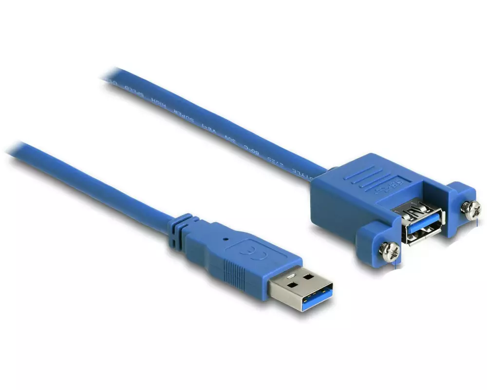 Delock USB 3.0-Adapterkabel USB-A - USB-A 1 m