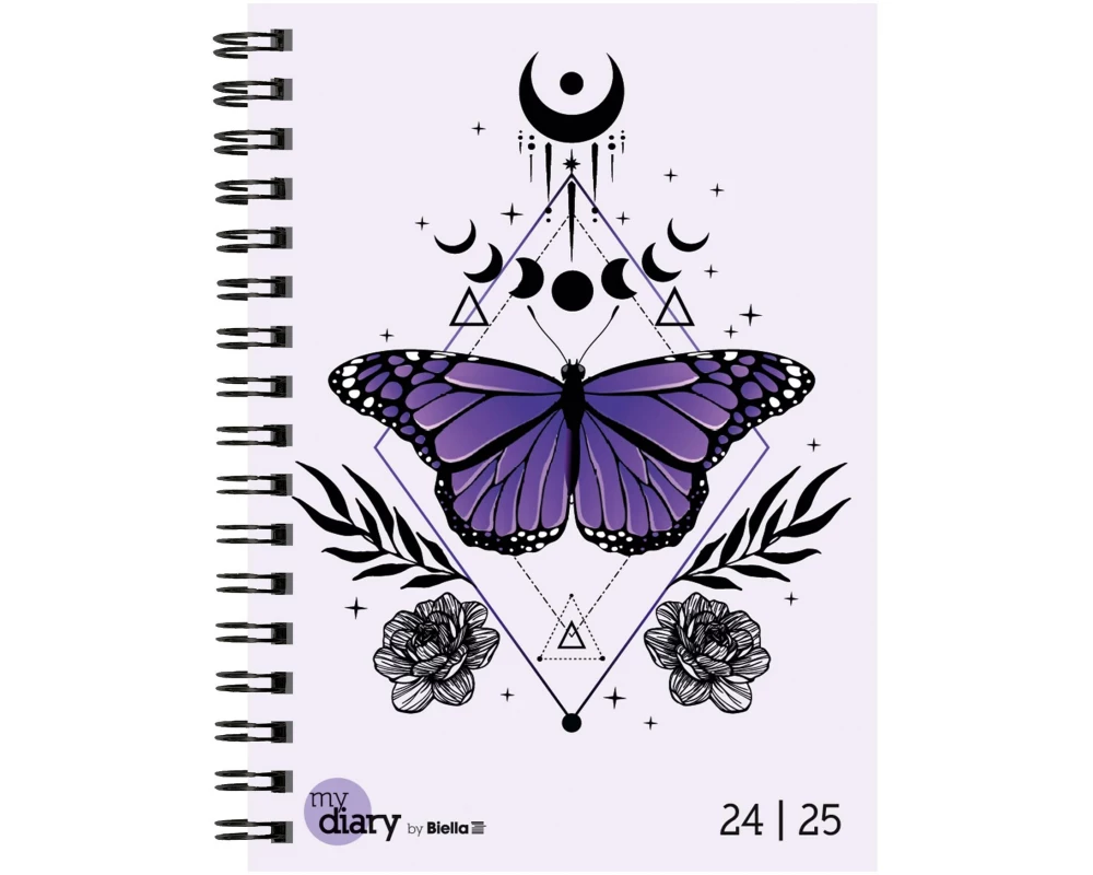 Biella Schüleragenda Mydiary Trend 24/25 FSC, 3½T/1S, 12 x 16.5 cm