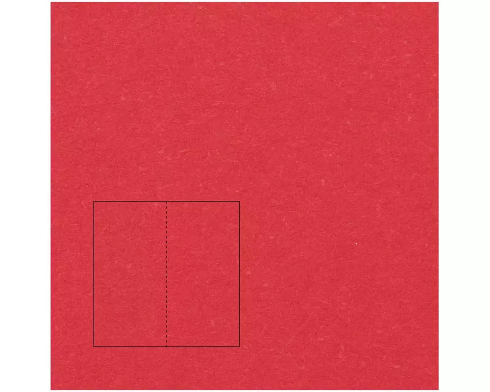 Rico Design Paper Poetry Essentials DL Klappkarte lang A6, Rot