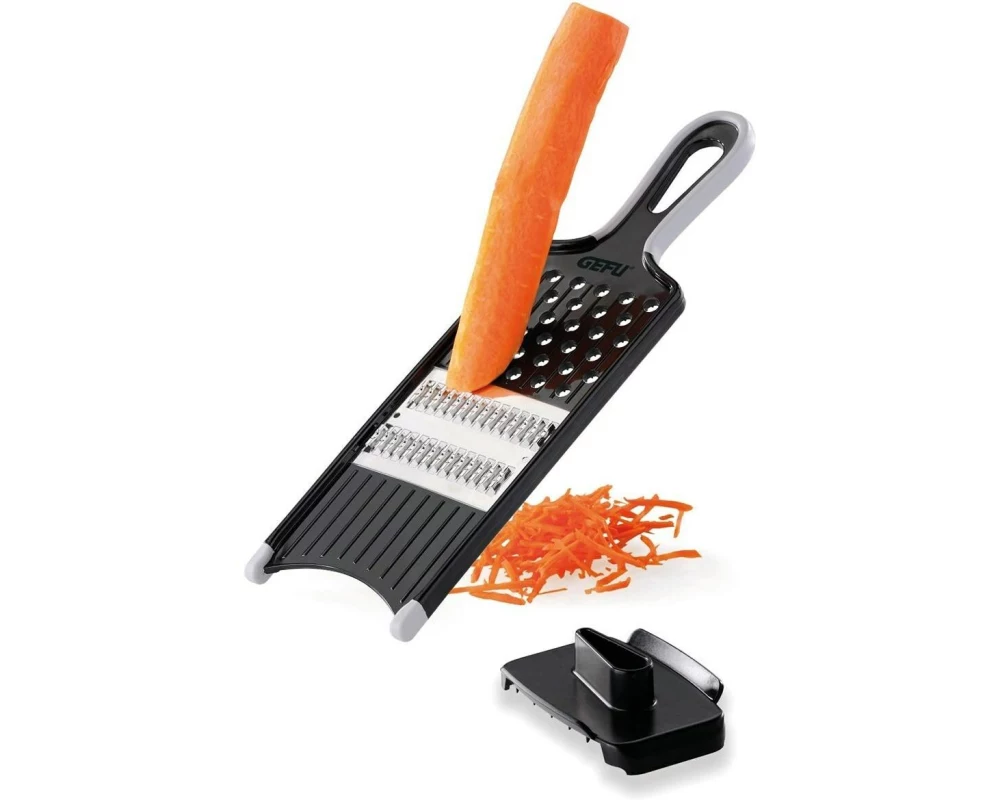 GEFU Obst/Gemüsehobel Asia Schwarz/Silber