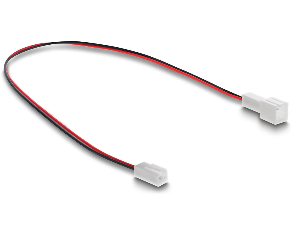 Delock Stromkabel Stecker zu Buchse 2 Pin 30 cm