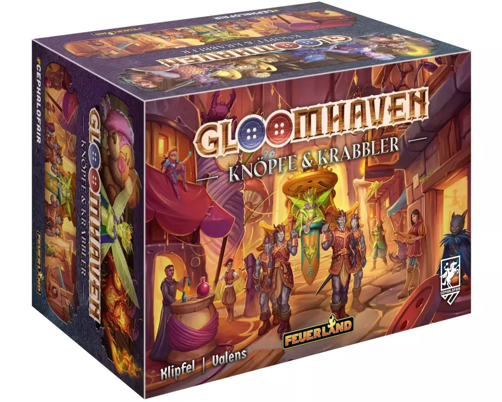 Feuerland Kennerspiel Solospiel Gloomhaven: Knöpfe & Krabbler -DE-