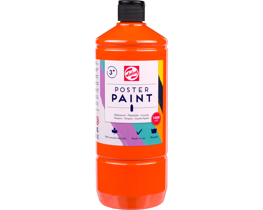 TALENS Plakatfarbe 1000ml 36712351 orange