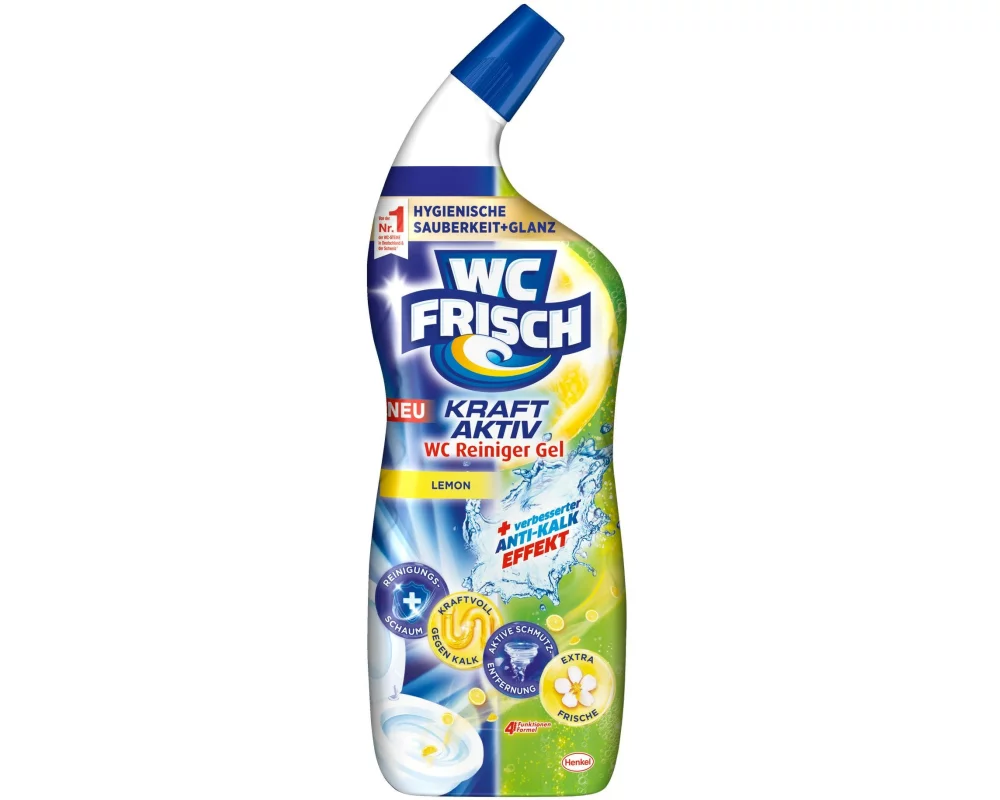 WC Frisch WC-Reiniger Kraft-Aktiv Reiniger Lemon 750 ml
