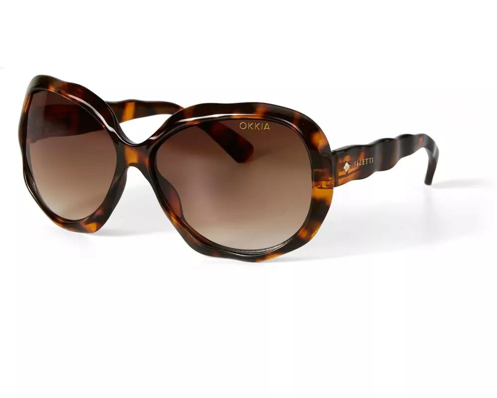 OKKIA Sonnenbrille Seletti California Classic Havanna, Yellow lens