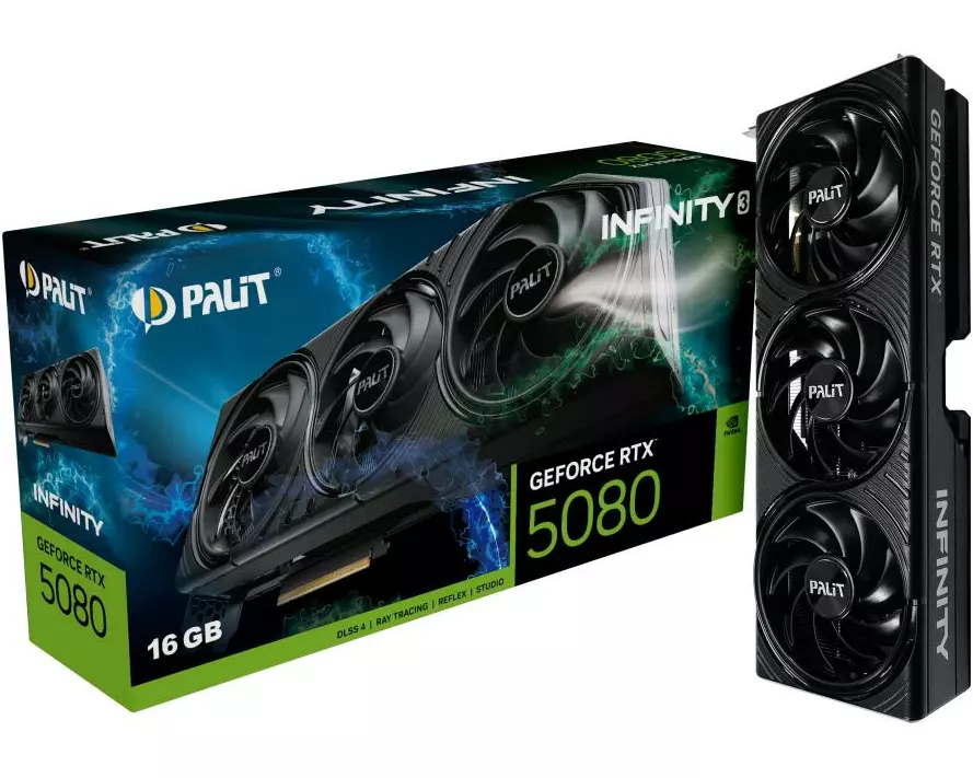 Palit Grafikkarte GeForce RTX 5080 Infinity 3 16 GB GDDR7