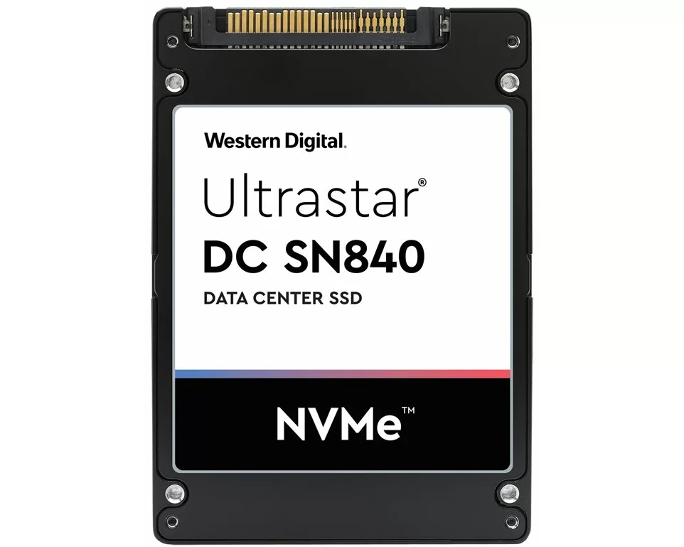Western Digital ULTRASTAR DC SN840 NVMe SSD 15360GB 2.5 inch 15.0MM PCIe TLC RI-3DW/D BICS4 SE - WUS4BA1A1DSP3X1