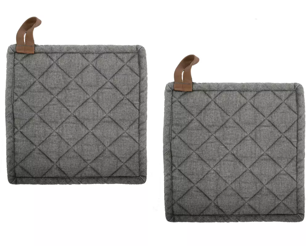 Tiseco Topflappen Myrna 2er Set Anthrazit