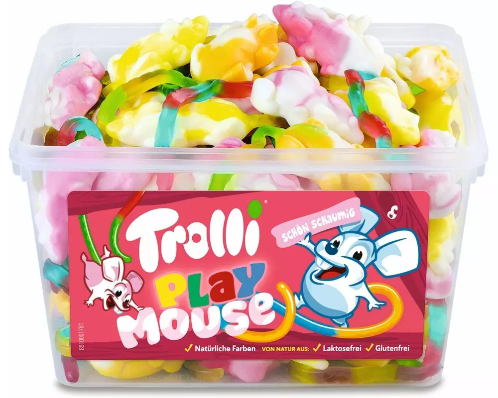 Trolli Gummibonbons Playmouse Dose 1200 g