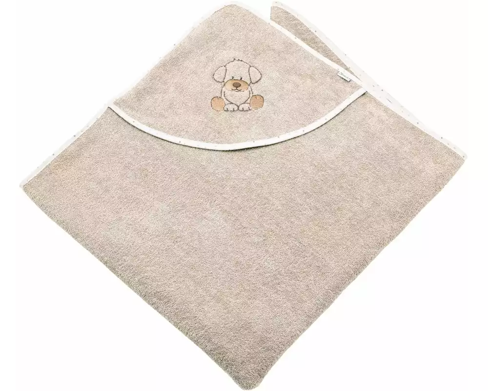 Sterntaler Baby-Kapuzentuch Hund Lucky 100 x 100 cm