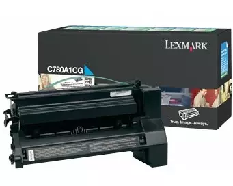 LEXMARK C782, X782e Toner cyan Std Capacity 6.000 pages return