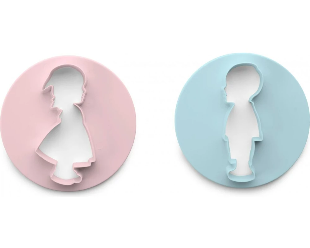 Ibili Guetzli-Ausstecher Junge und Mädchen 10 cm