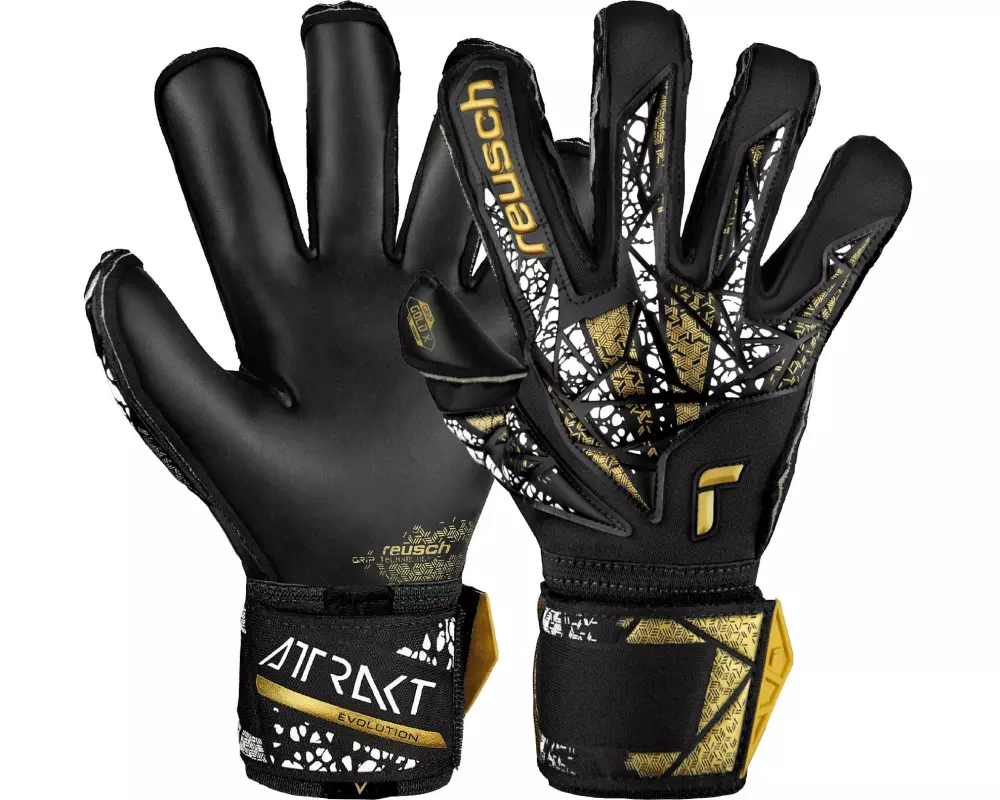 reusch Attrakt Gold X Evolution Cut Finger Support Grösse: 10.5
