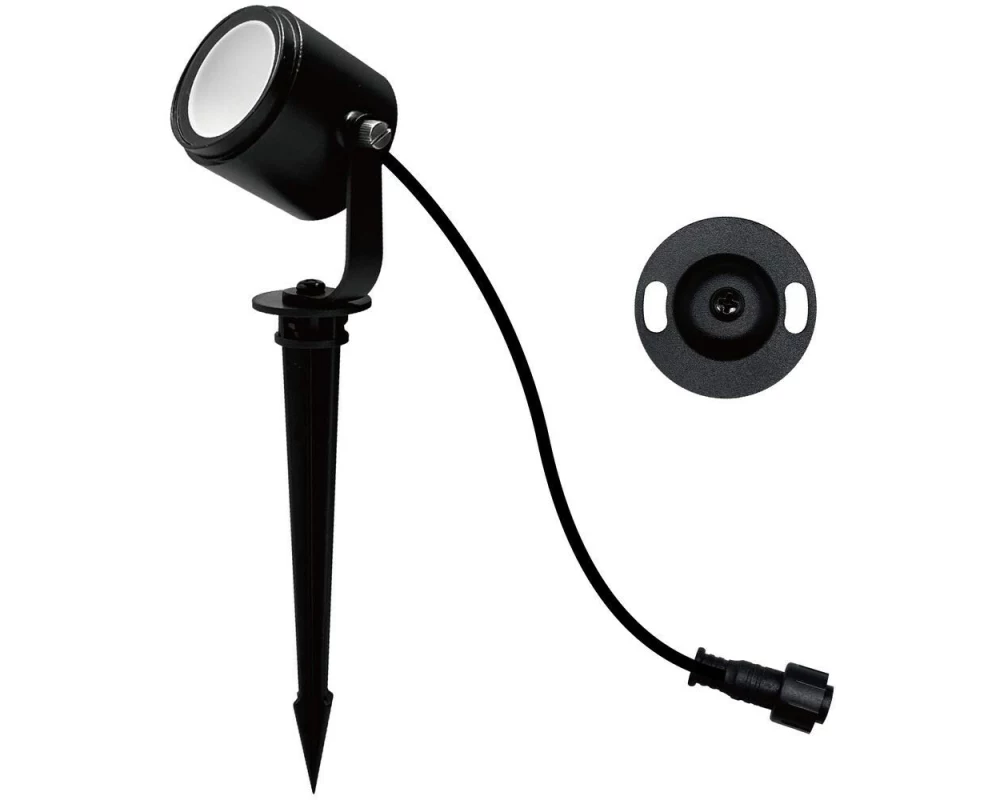 Schönenberger Gartenlicht Smart Spot Duopack RGBW 5W, 3000 K, Anthrazit