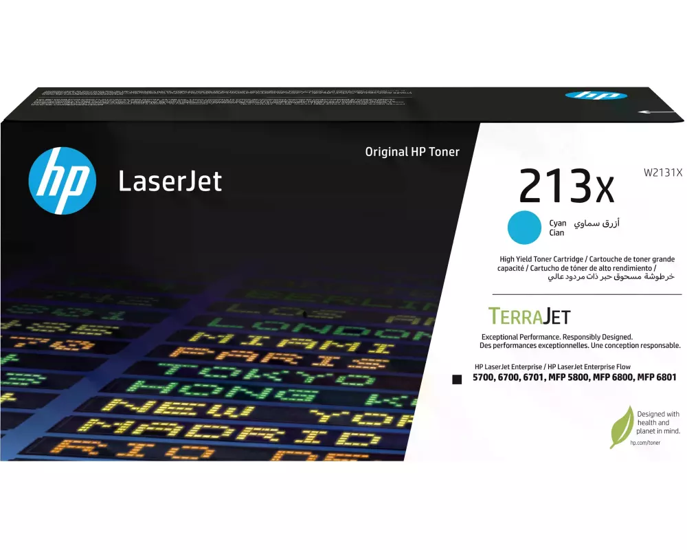 HP Toner 213X (W2131X) Cyan