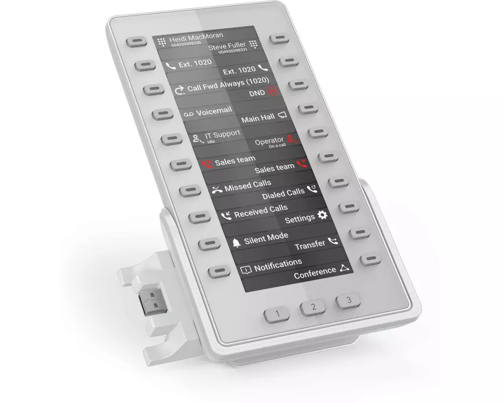 snom Erweiterungsmodul D8C Farbdisplay