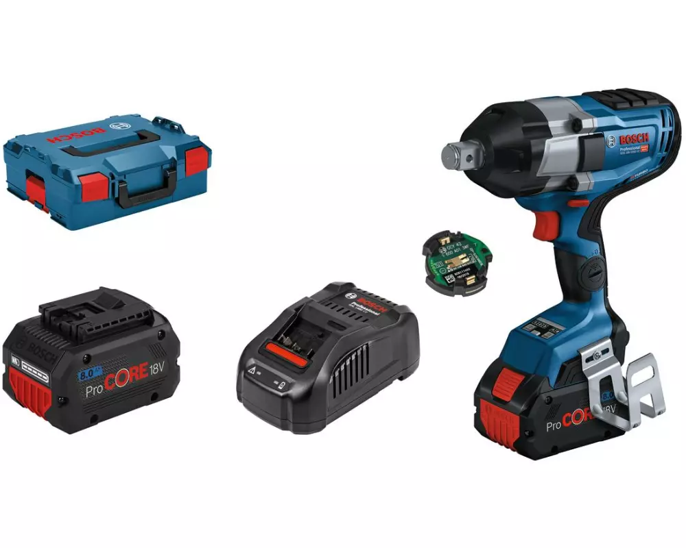 Bosch Professional Akku-Schlagschrauber GDS 18V-1050 HC Biturbo 2x 8Ah ProCORE