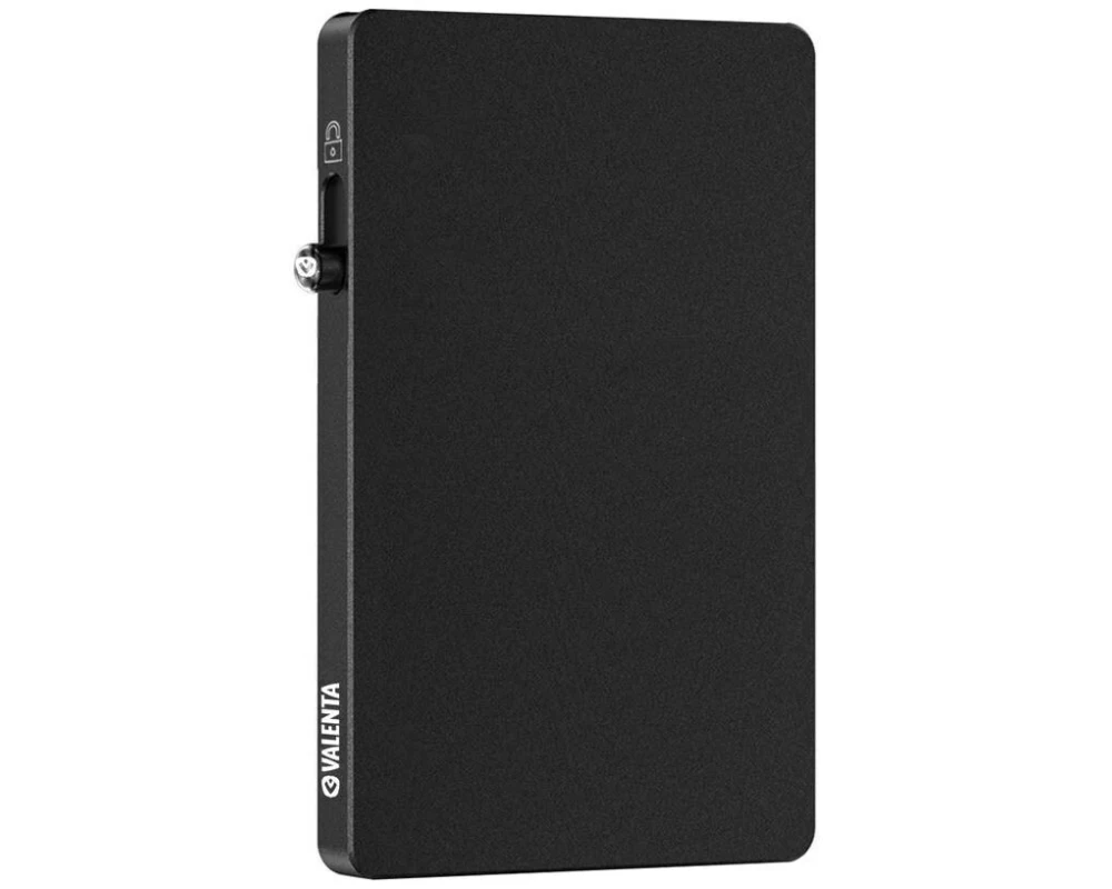 Valenta CardCase Aluminium MagSafe Schwarz
