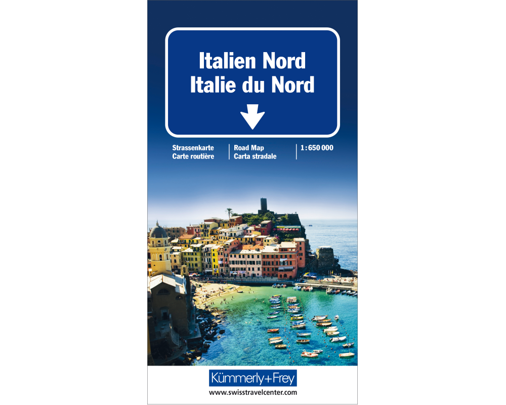 KÜMMERLY+FREY Strassenkarte 259011140 Italien Nord 1:650'000
