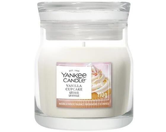 Yankee Candle Signature Duftkerze Vanilla Cupcake Signature Small Jar