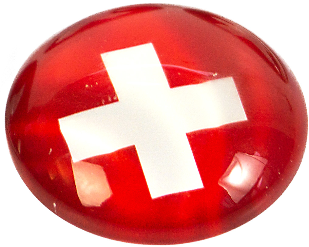 ROOST Magnet Schweizerkreuz Ø3.5cm PA-M2049 assortiert