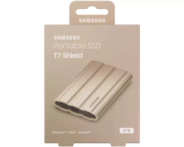 Portable SSD T7 Shield 2TB Beige