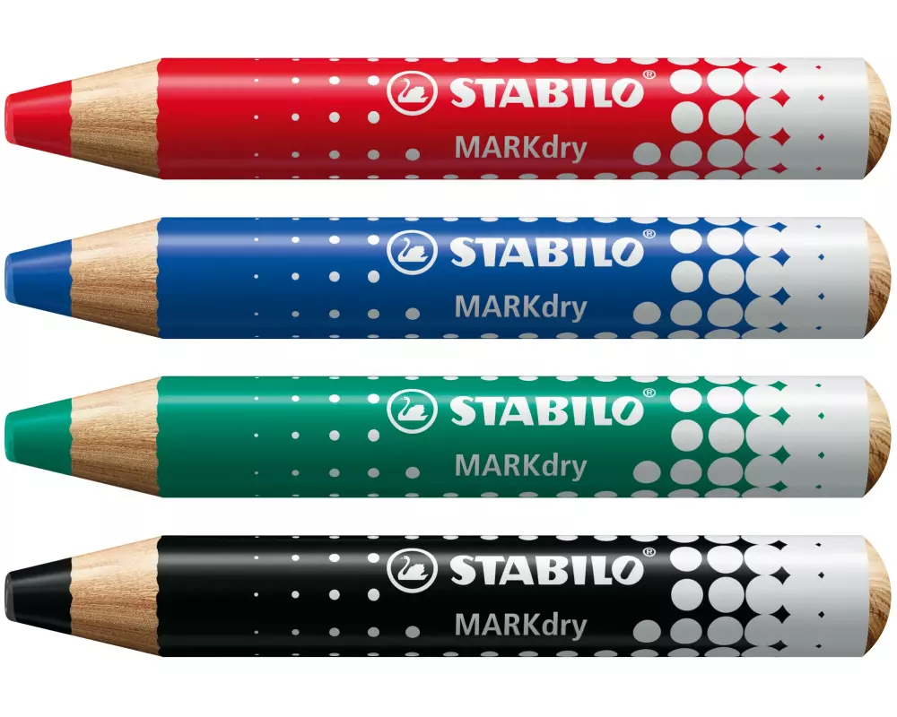 STABILO Whiteboard-Marker MARKdry 4er Etui